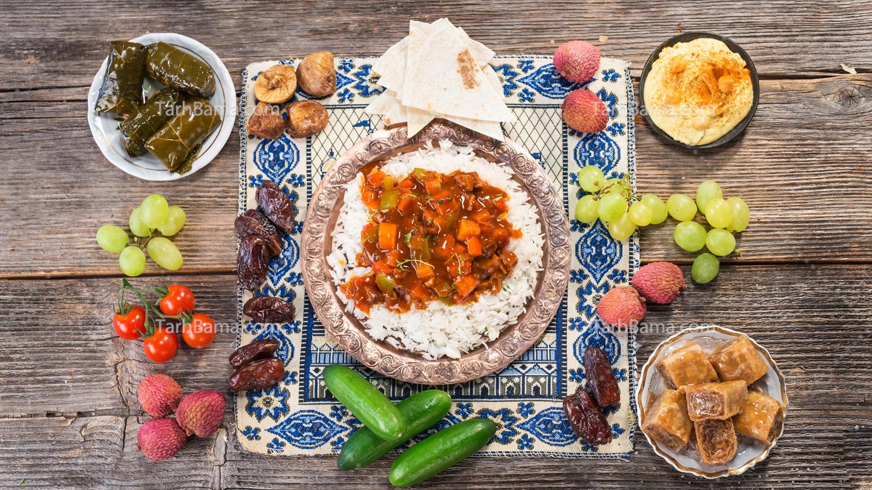 تصویر با کیفیت غذا و خوراکی های ایرانی