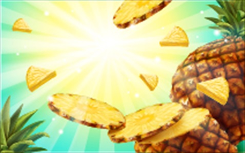 وکتور میوه آناناس