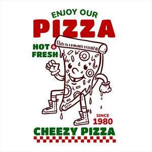 وکتور لوگوی پیتزا