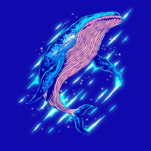 وکتور نهنگ وحشی