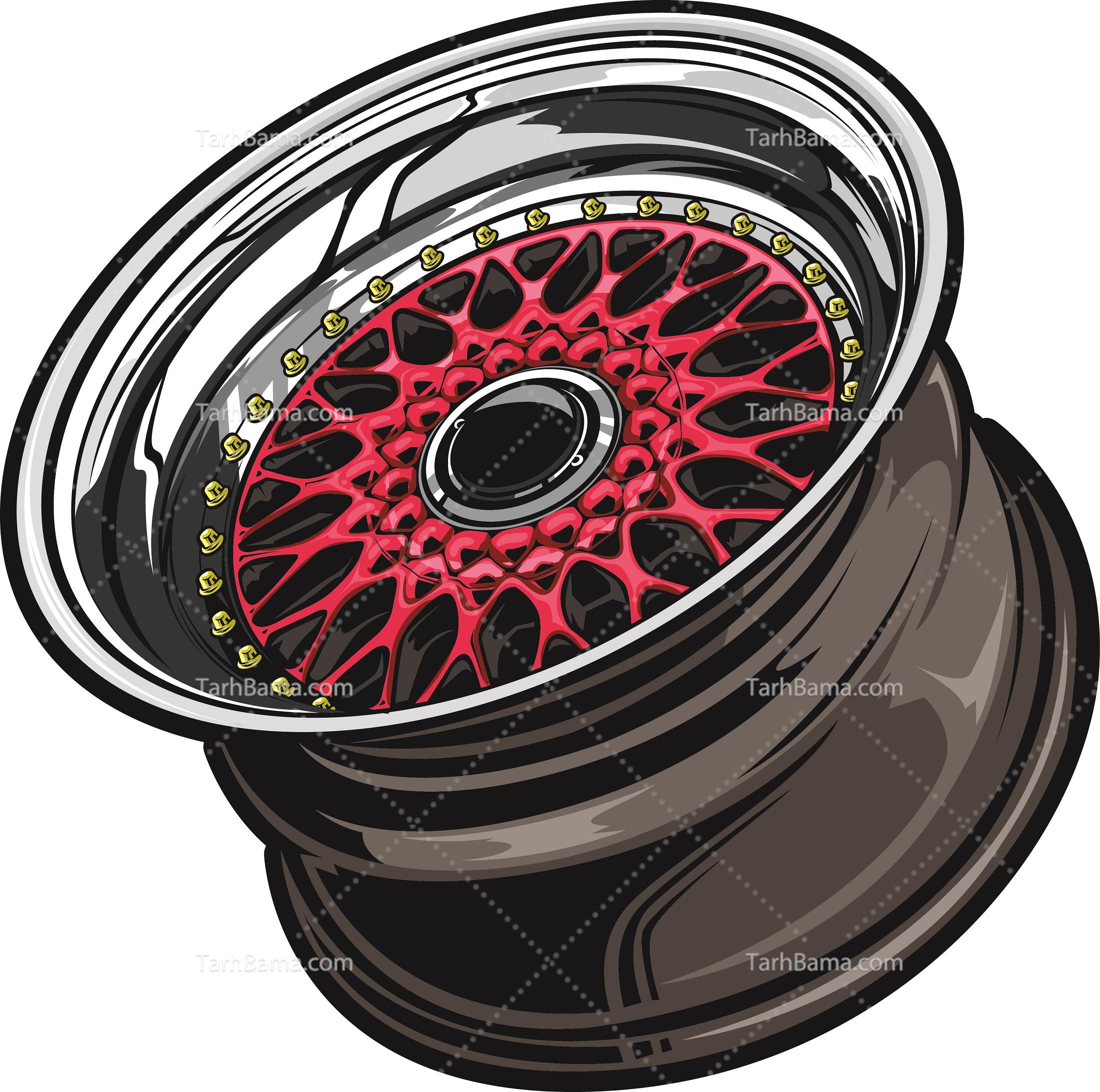 وکتور لاستیک و تایر