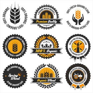 وکتور لوگوی محصولات مزرعه