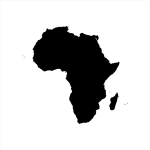 وکتور نقشه آفریقا