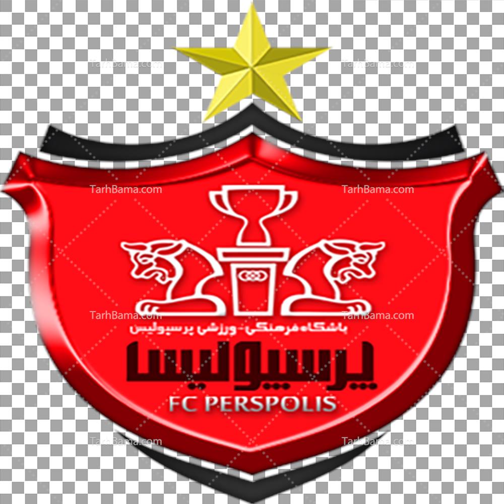 عکس لوگوی پرسپولیس با ستاره