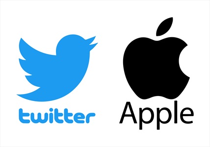 وکتور لوگوی اپل و توییتر